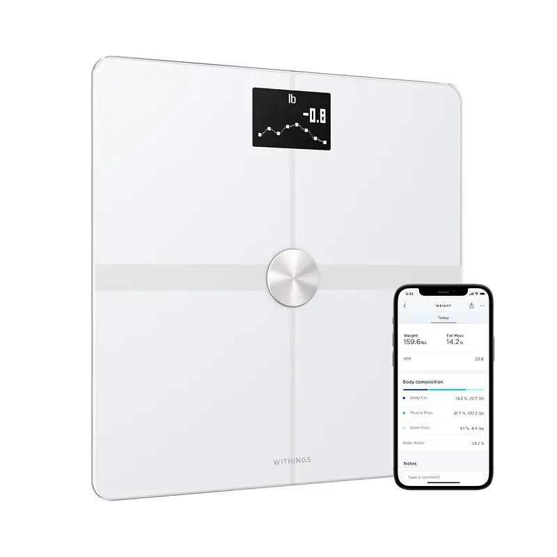 Withings Body+ Wi-Fi bathroom scale for Body Weight